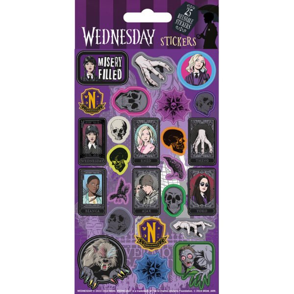 Official Wednesday Paper Sticker Sheet
