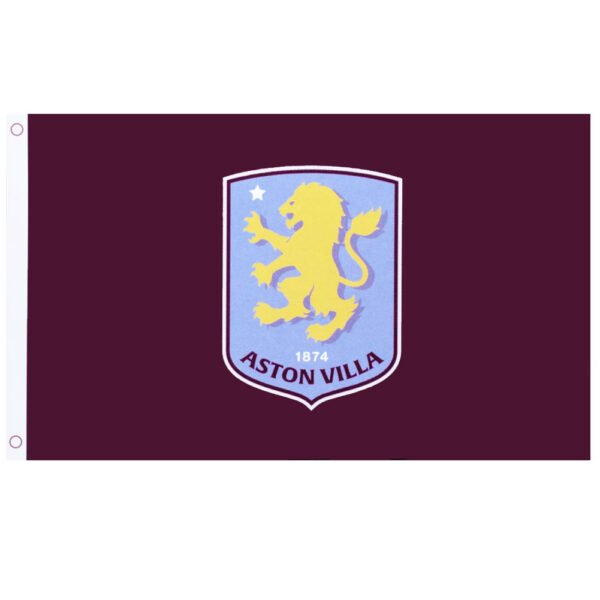 TM-06841-Aston-Villa-FC-Core-Crest-Flag-1 Official Aston Villa FC Core Crest Flag