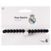 TM-06866-Real-Madrid-FC-Black-Bead-Bracelet-1 Official Real Madrid CF Real Madrid FC Black Bead Bracelet