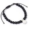 TM-06866-Real-Madrid-FC-Black-Bead-Bracelet Official Real Madrid CF Real Madrid FC Black Bead Bracelet