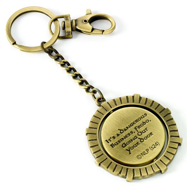 TM-06885-The-Lord-Of-The-Rings-Spinner-Keyring-Hobbit-Door-1 Official The Lord Of The Rings Hobbit Door Spinner Keyring