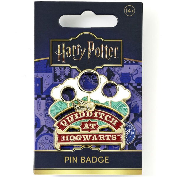Official Harry Potter Golden Snitch Sliding Pin Badge