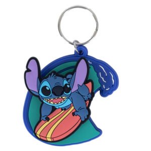 Official Lilo & Stitch Surfing Stitch PVC Spinner Keyring