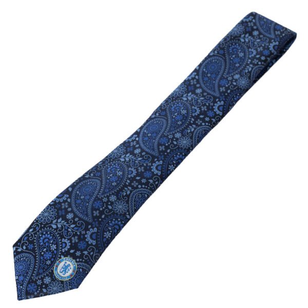TM-06921-Chelsea-FC-Paisley-Tie-3 Official Chelsea FC Paisley Tie