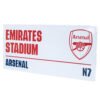 TM-06928-Arsenal-FC-White-Street-Sign-2 Official Arsenal FC White Street Sign