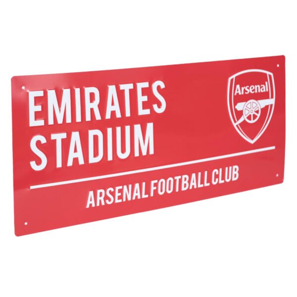 Official Arsenal FC Colour Street Sign