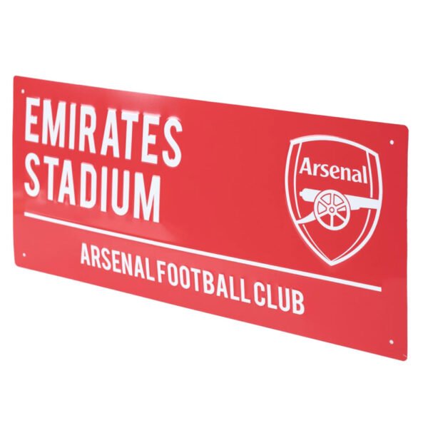 Official Arsenal FC Colour Street Sign