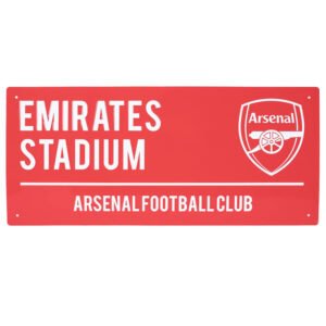 Official Arsenal FC Colour Street Sign