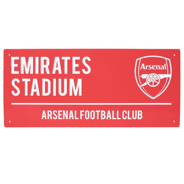 Official Arsenal FC Colour Street Sign