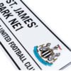 Official Newcastle United FC White Street Sign