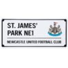 Official Newcastle United FC White Street Sign