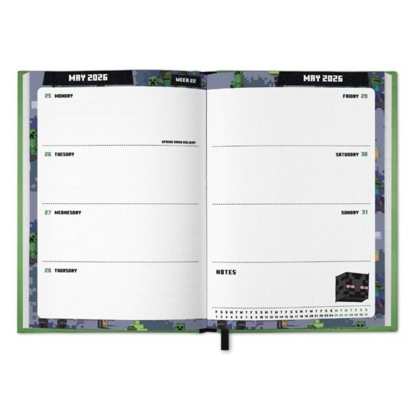 TM-06992-Minecraft-A5-Diary-2026-1 Official Minecraft A5 Diary 2026