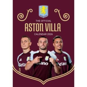 Official Aston Villa FC A3 Calendar 2026