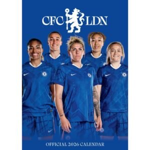Official Chelsea FC WFC A3 Calendar 2026