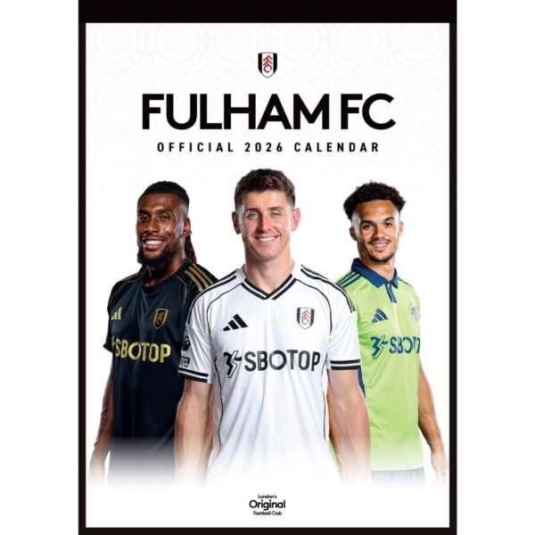 TM-07092-Fulham-FC-A3-Calendar-2026 Official Fulham FC A3 Calendar 2026