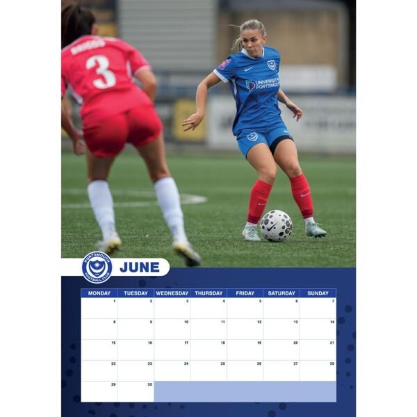 Official Portsmouth FC A3 Calendar 2026