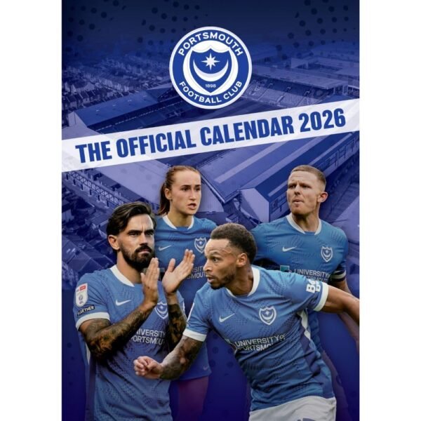 Official Portsmouth FC A3 Calendar 2026