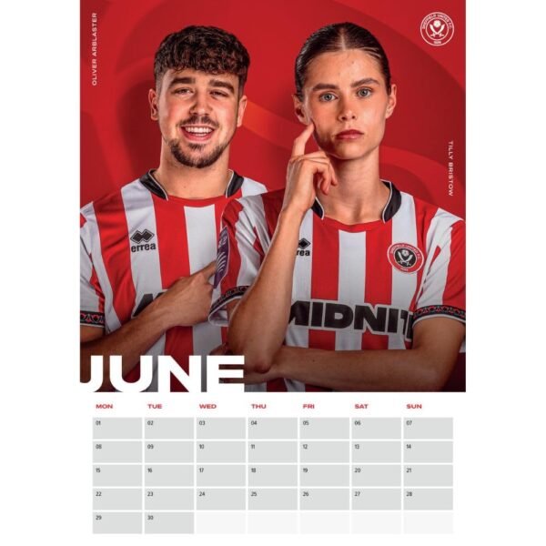 Official Sheffield United FC A3 Calendar 2026