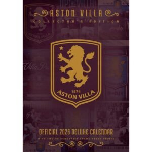 Official Aston Villa FC Deluxe Calendar 2026