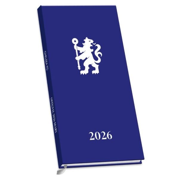 TM-07151-Chelsea-FC-Slim-Diary-2026 Official Chelsea FC Slim Diary 2026