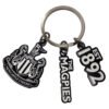 TM-07190-Newcastle-United-FC-Charm-Keyring Official Newcastle United FC 3 Charm Keyring