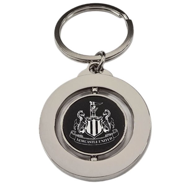 TM-07193-Newcastle-United-FC-Spinner-Keyring-1 Official Newcastle United FC Spinner Keyring
