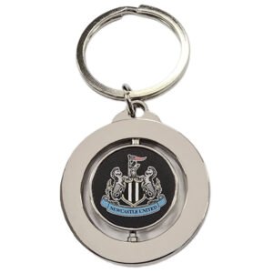 TM-07193-Newcastle-United-FC-Spinner-Keyring Official Newcastle United FC Spinner Keyring