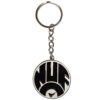 Official Newcastle United FC Retro 83-88 Crest Keyring & Badge Set