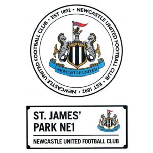 TM-07201-Newcastle-United-FC-A4-Car-Decal Official Newcastle United FC A4 Car Decal