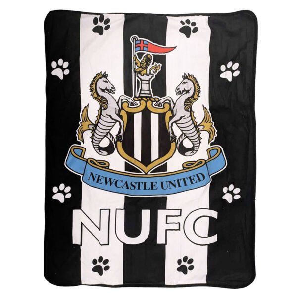 Official Newcastle United FC Sherpa Pet Blanket