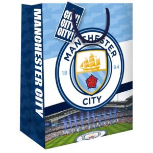 Official Manchester City FC Medium Colour Gift Bag