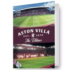 TM-07257-Aston-Villa-FC-3D-Lenticular-Birthday-Card Official Aston Villa FC 3D Lenticular Birthday Card