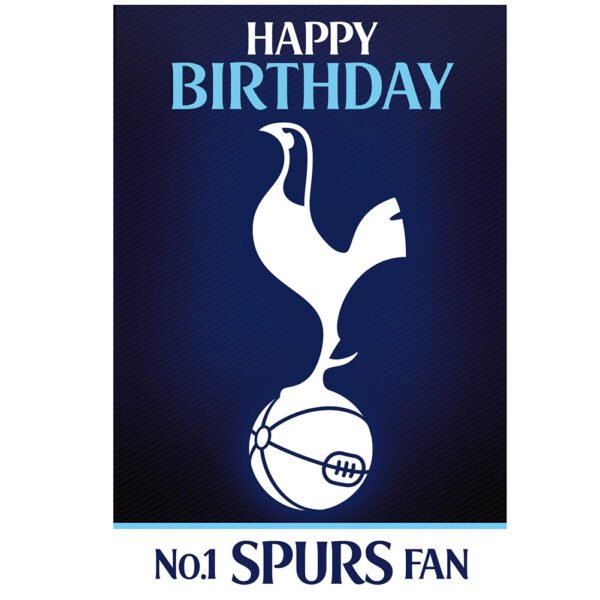 TM-07263-Tottenham-Hotspur-FC-3D-Lenticular-Birthday-Card-1 Official Tottenham Hotspur FC 3D Lenticular Birthday Card