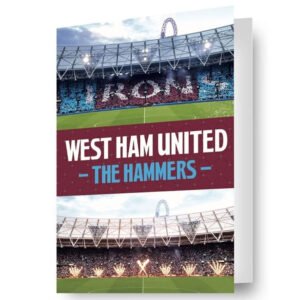 TM-07264-West-Ham-United-FC-3D-Lenticular-Birthday-Card Official West Ham United FC 3D Lenticular Birthday Card