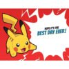 Official Pokemon 3D Lenticular Birthday Card