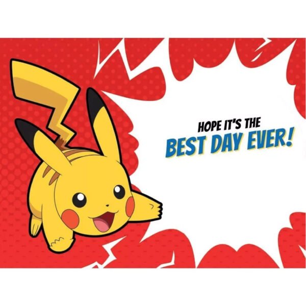 Official Pokemon 3D Lenticular Birthday Card