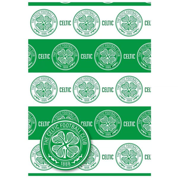 Official Celtic FC Text Gift Wrap