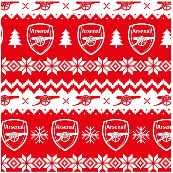 TM-07268-Arsenal-FC-Christmas-Gift-Wrap-1 Official Arsenal FC Christmas Gift Wrap