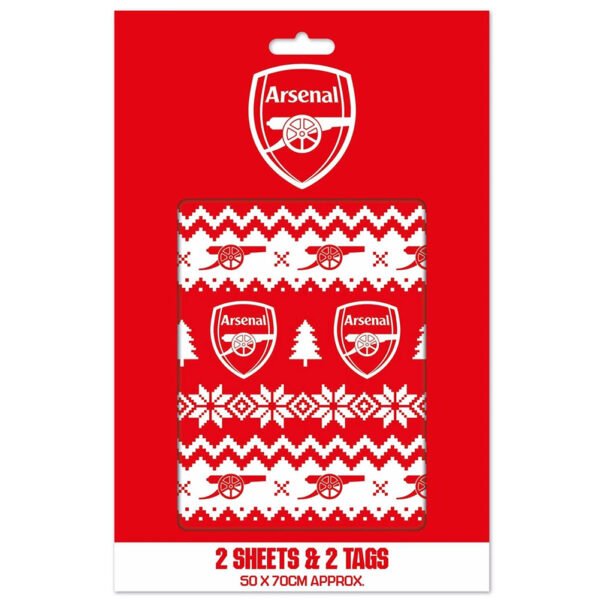 TM-07268-Arsenal-FC-Christmas-Gift-Wrap-2 Official Arsenal FC Christmas Gift Wrap