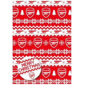 TM-07268-Arsenal-FC-Christmas-Gift-Wrap Official Arsenal FC Christmas Gift Wrap