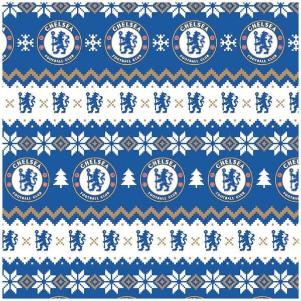 TM-07269-Chelsea-FC-Christmas-Gift-Wrap-1 Official Chelsea FC Christmas Gift Wrap