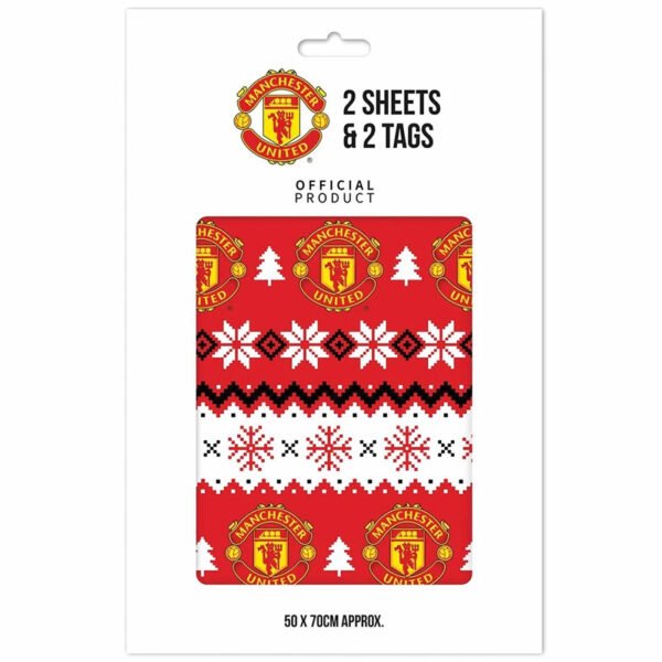 TM-07272-Manchester-United-FC-Christmas-Gift-Wrap-1 Official Manchester United FC Christmas Gift Wrap