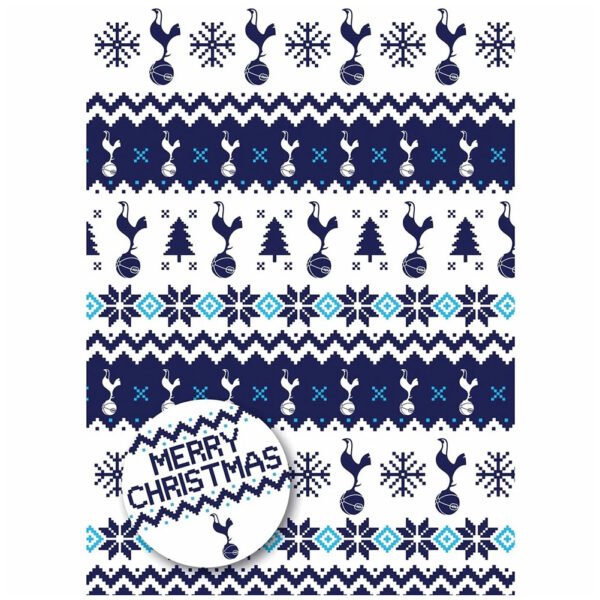 TM-07274-Tottenham-Hotspur-FC-Christmas-Gift-Wrap Official Tottenham Hotspur FC Christmas Gift Wrap
