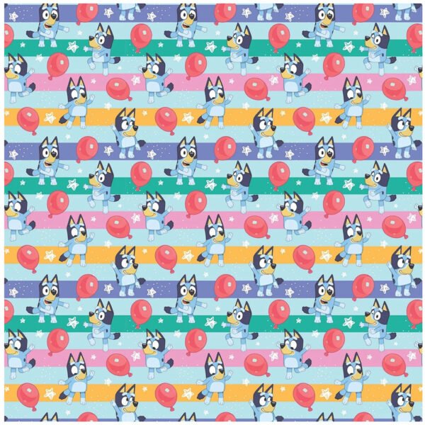 Official Bluey Balloon Gift Wrap