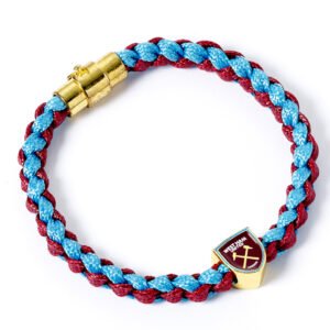 TM-07289-West-Ham-United-FC-Two-Tone-Bracelet Official West Ham United FC Two Tone Bracelet