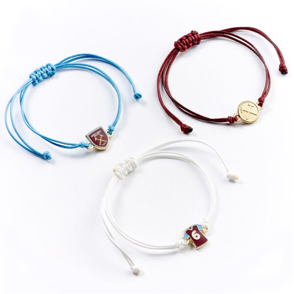 Official West Ham United FC Friendship Bracelet Set