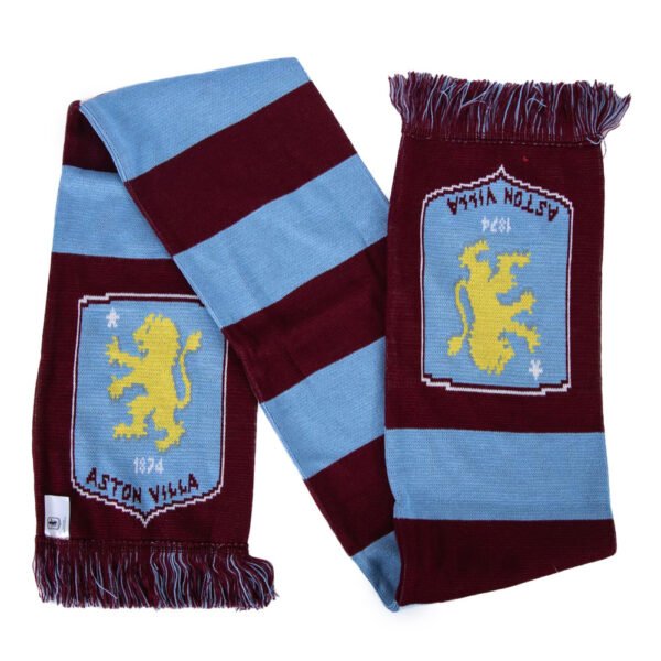 TM-07296-Aston-Villa-FC-Bar-Scarf-1 Official Aston Villa FC Bar Scarf