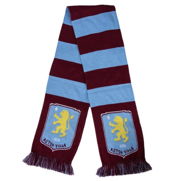 TM-07296-Aston-Villa-FC-Bar-Scarf-3-1 Official Aston Villa FC Bar Scarf