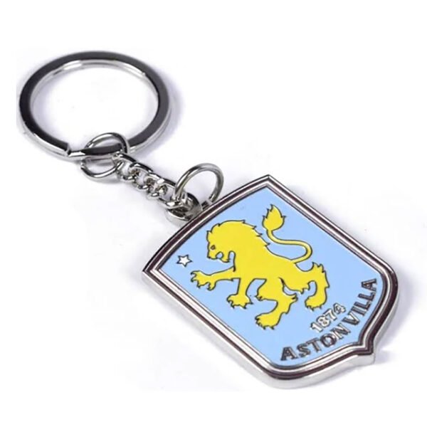 TM-07297-Aston-Villa-FC-Crest-Keyring Official Aston Villa FC Crest Keyring