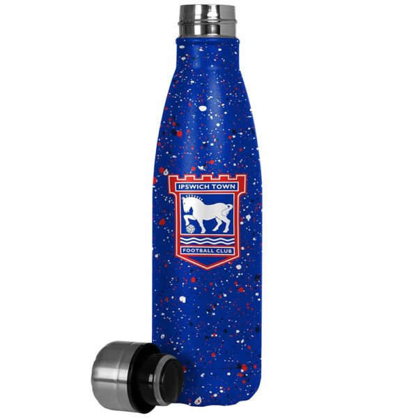 Official Ipswich Town FC Paint Splatter Thermal Flask